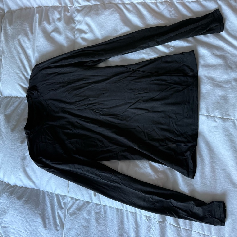 Wundermost Ultra-Soft Nulu Crewneck Long-Sleeve Shirt